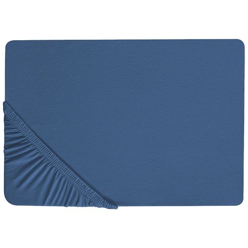 Drap Housse Janbu Coton 200 X 200 Cm Bleu Marine