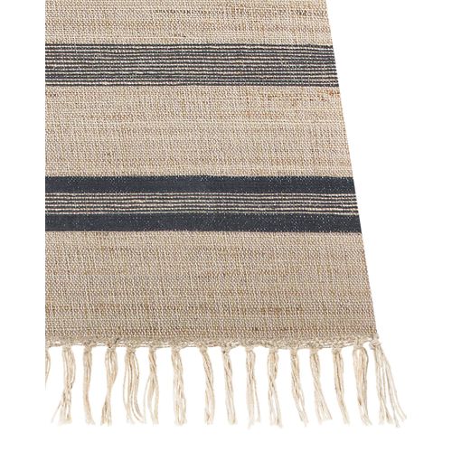 Tapis En Jute Beige Et Gris 160 X 230 Cm Talpur
