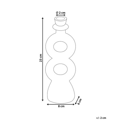 Bougeoir Beige 23 Cm Naousa