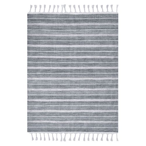 Tapis Gris Clair 140 X 200 Cm Bademli