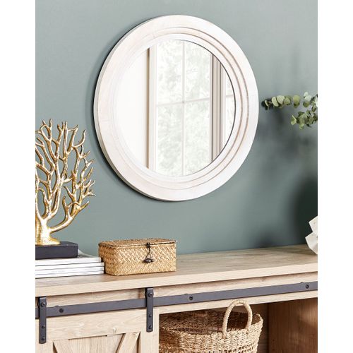 Miroir 60 Cm Blanc Cassé Delicias