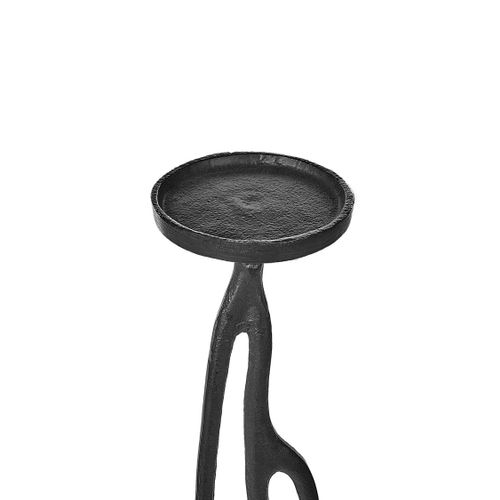 Lot De 3 Bougeoirs Noirs 54/68/84 Cm Buni