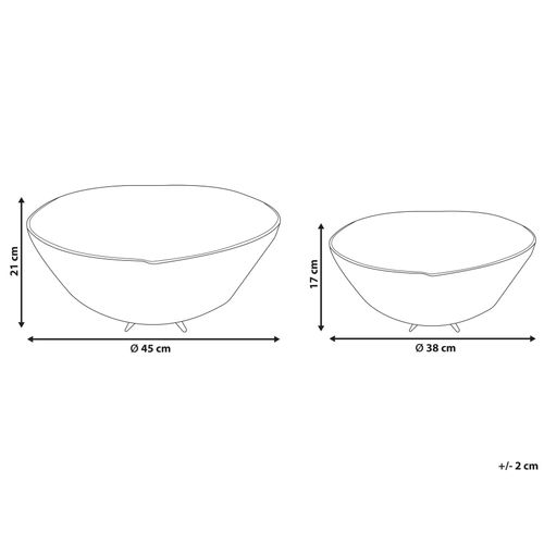 Lot De 2 Bols Noirs Krukut