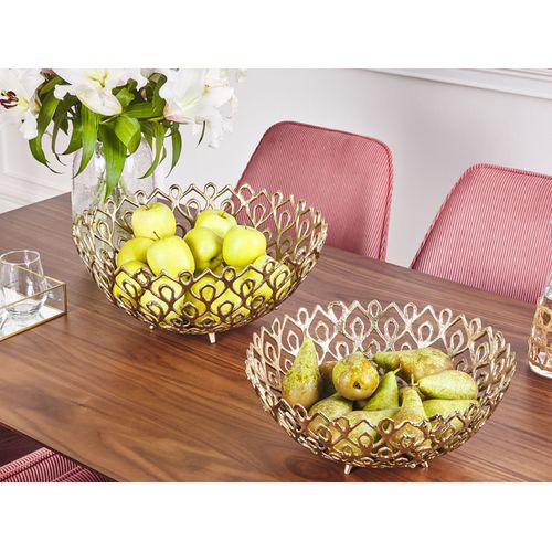 Lot De 2 Bols Dorés Grogol