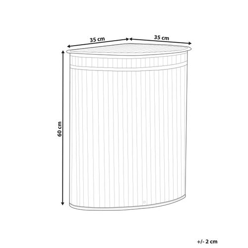 Panier En Bambou Gris 60 Cm Badulla