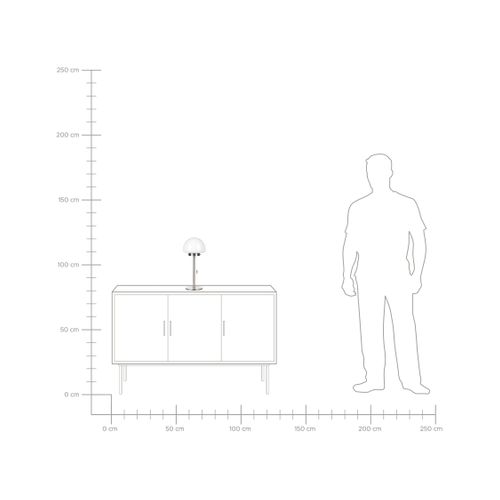 Lampe à Poser Moruga Métal Argenté