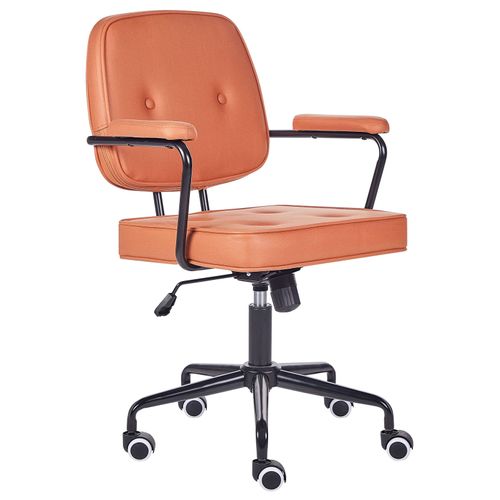 Chaise De Bureau Smilicuir Orange Pawnee