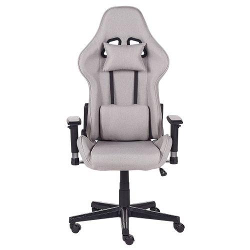 Siège De Gaming Gris Clair Warrior