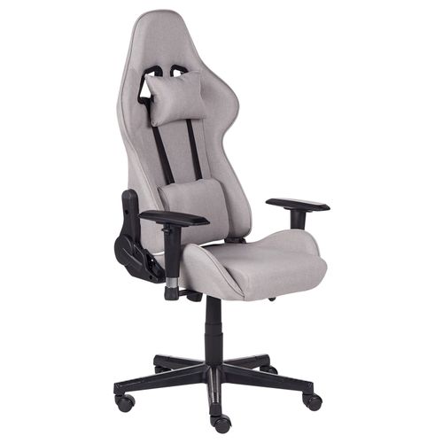 Siège De Gaming Gris Clair Warrior