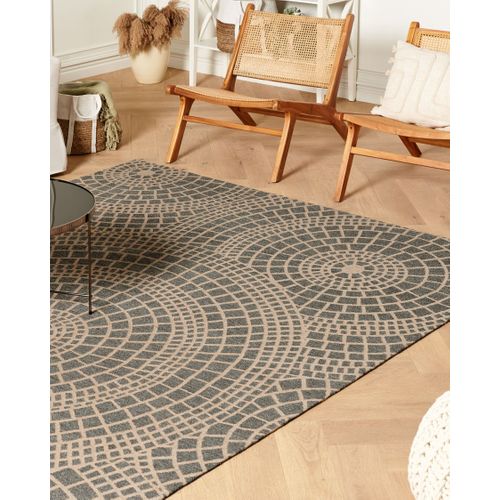 Tapis Ariba Gris Beige 200 X 300 Cm Jute