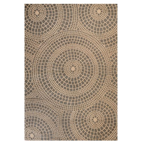 Tapis Ariba Gris Beige 200 X 300 Cm Jute