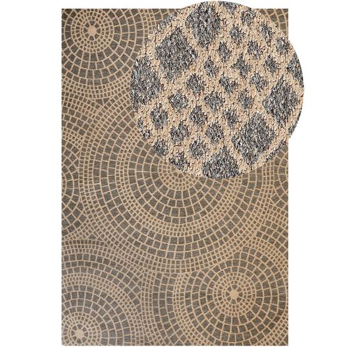 Tapis Ariba Gris Beige 200 X 300 Cm Jute