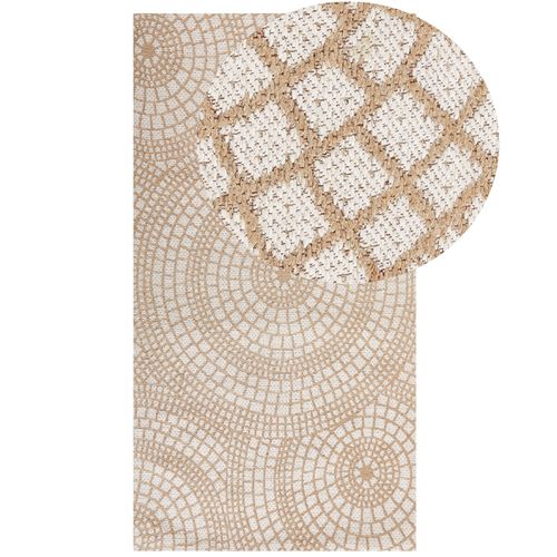 Tapis Ariba Blanc Beige 80 X 150 Cm Jute