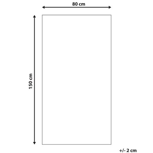 Tapis Ariba Blanc Beige 80 X 150 Cm Jute