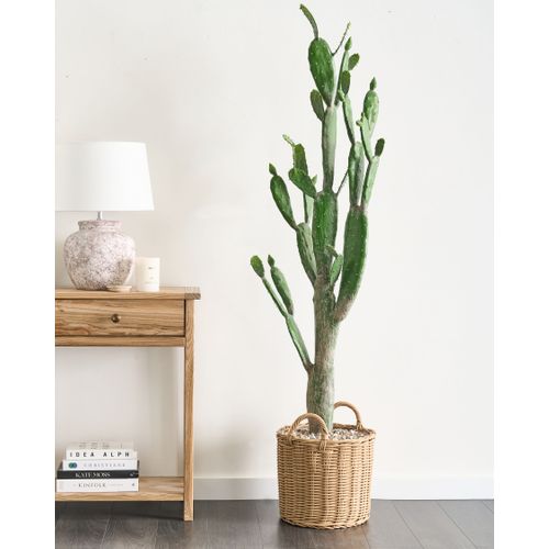 Plante Artificielle Opuntia Cactus 150 Cm Vert