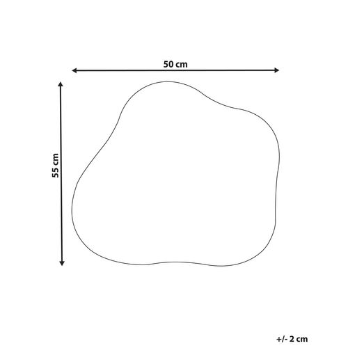 Miroir 55 Cm Argenté Bagneux