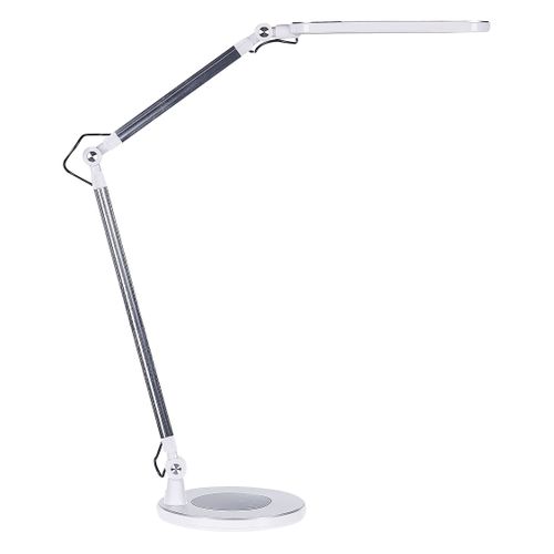 Lampe De Bureau LED Grus Avec Variateur Métal Argenté
