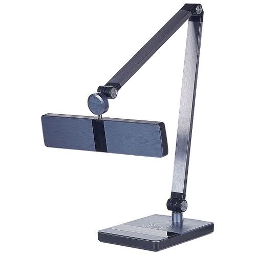 Lampe De Bureau LED Lacerta Avec Chargeur Sans Fil Métal Noir