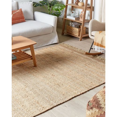 Tapis En Jute Beige 160 X 230 Cm Abana