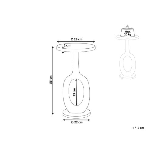 Table D'appoint Doré Apiti