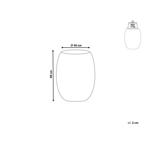 Table D'appoint Noire Grande Uhana