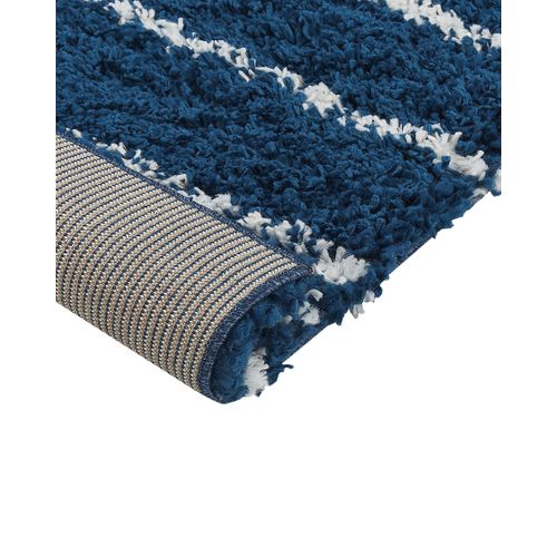 Tapis Bleu Et Blanc 200 X 300 Cm Tashir