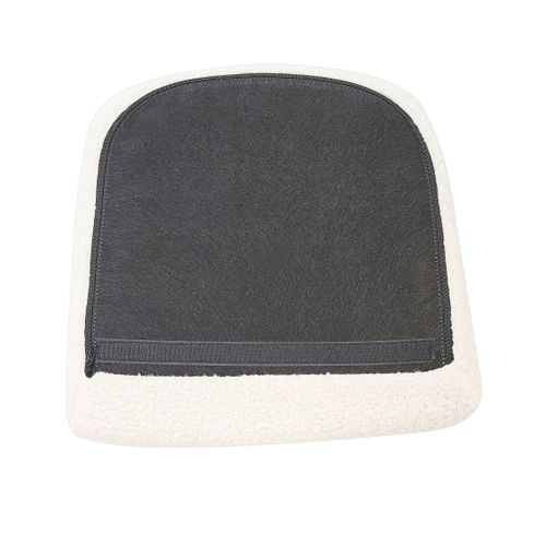 Fauteuil à Bascule Bouclé Blanc Anaset