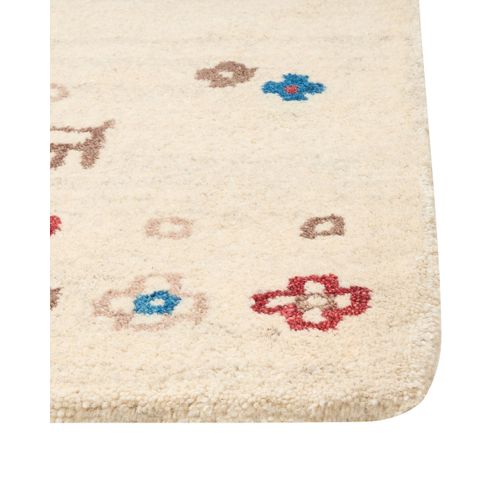 Tapis Gabbeh En Laine 200 X 300 Cm Beige Suluca