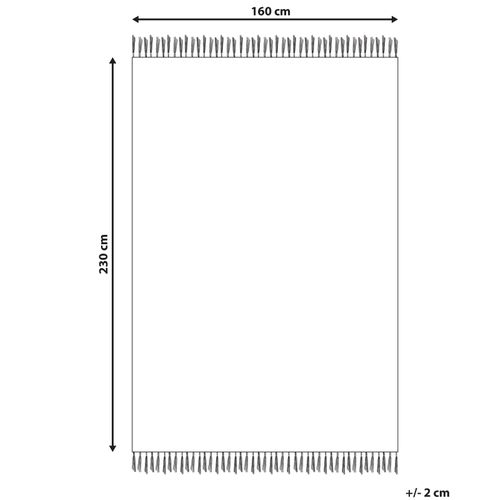 Tapis En Laine Beige 160 X 230 Cm Pertek