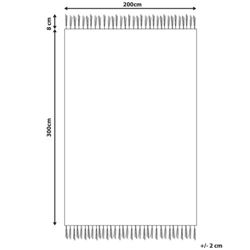 Tapis Kilim En Laine Multicolore 200 X 300 Cm Lusarat