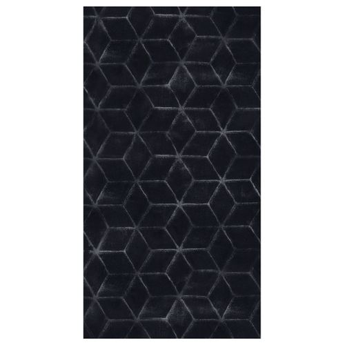 Tapis En Fausse Fourrure De Lapin Noir 80 X 150 Cm Thatta
