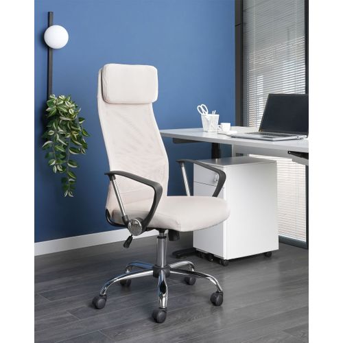 Chaise De Bureau Beige Pioneer