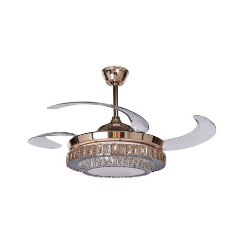 Ventilateur De Plafond Doré Avec Lampe Ashley