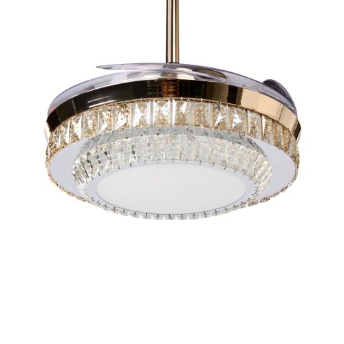 Ventilateur De Plafond Doré Avec Lampe Ashley