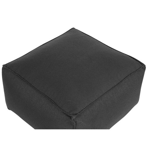 Pouf Noir 50 X 50 X 30 Cm Mukki