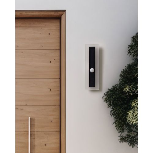 Applique LED D'extérieur Avec Détecteur De Mouvement 30 Cm Noir Savane