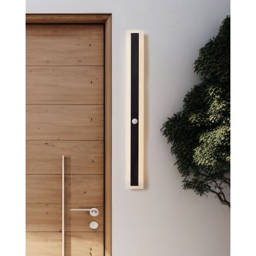 Applique LED D'extérieur Avec Détecteur De Mouvement 80 Cm Noir Savane