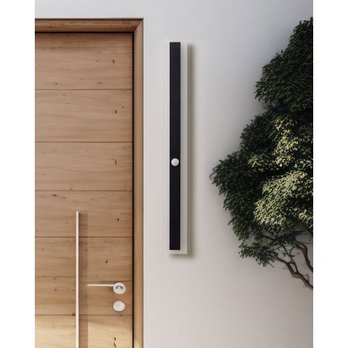 Applique LED D'extérieur Avec Détecteur De Mouvement 80 Cm Noir Savane