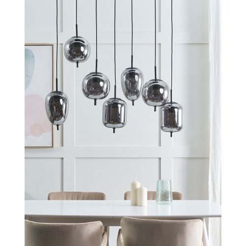 Lampe Suspension Tarlo Verre Laiton