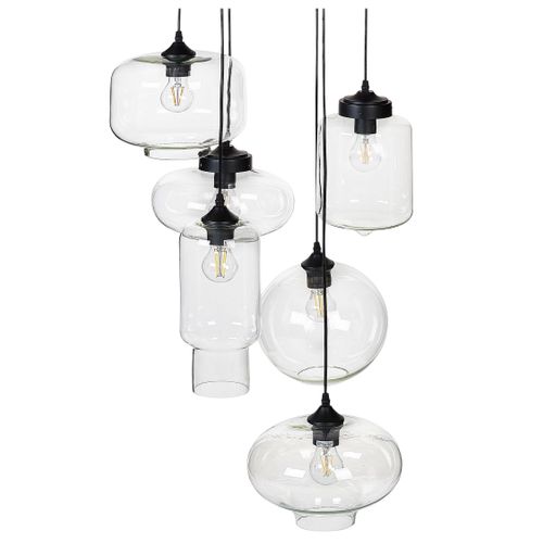 Lampe Suspension Bemboka Verre Transparent