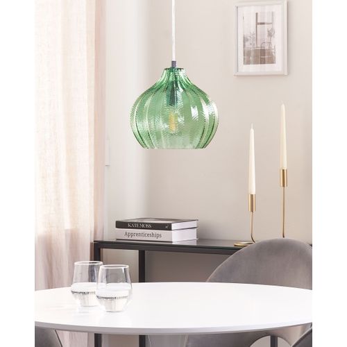 Lampe Suspension Keila Verre Vert