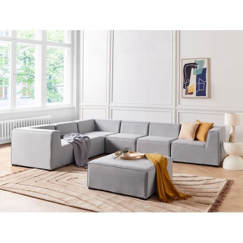 Canapé De Jardin Côté Droit Polyester Gris Clair Arezzo
