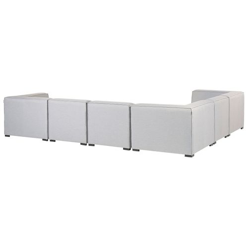 Canapé De Jardin Côté Droit Polyester Gris Clair Arezzo