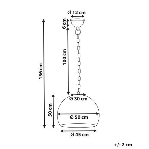Lampe Suspension Harangi Métal Laiton