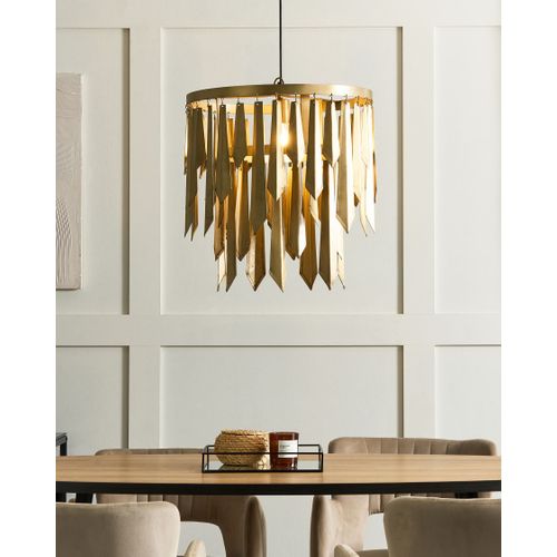 Lustre Chambal Métal Laiton