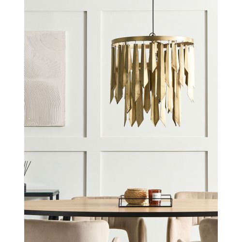 Lustre Chambal Métal Laiton