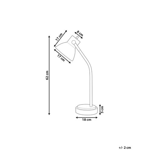 Lampe De Bureau Kolar Bois De Manguier Marron Foncé