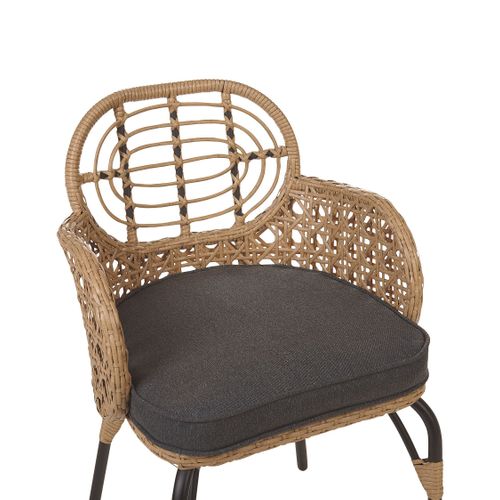 Chaise De Jardin Set De 2 Naturel Pratello