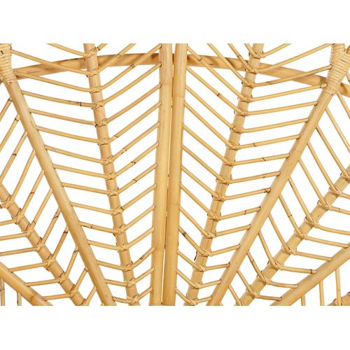 Lit Double En Rotin 160 X 200 Cm Bois Clair Florentine