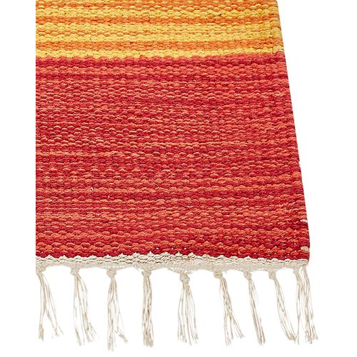 Tapis Kilim En Coton 140 X 200 Cm Multicolore Kamaris